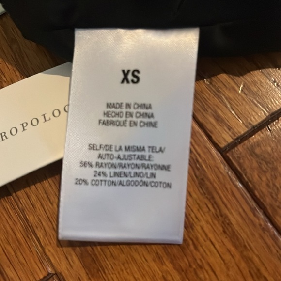 NWT Anthropologie X Favorite Daughter | Black & White Pinstripe Bra Top XS 90s - Picture 10 of 10